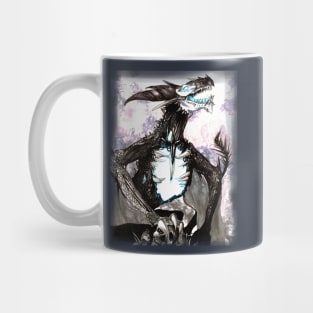 Dracolich - Black Dragon Fantasy Art Mug